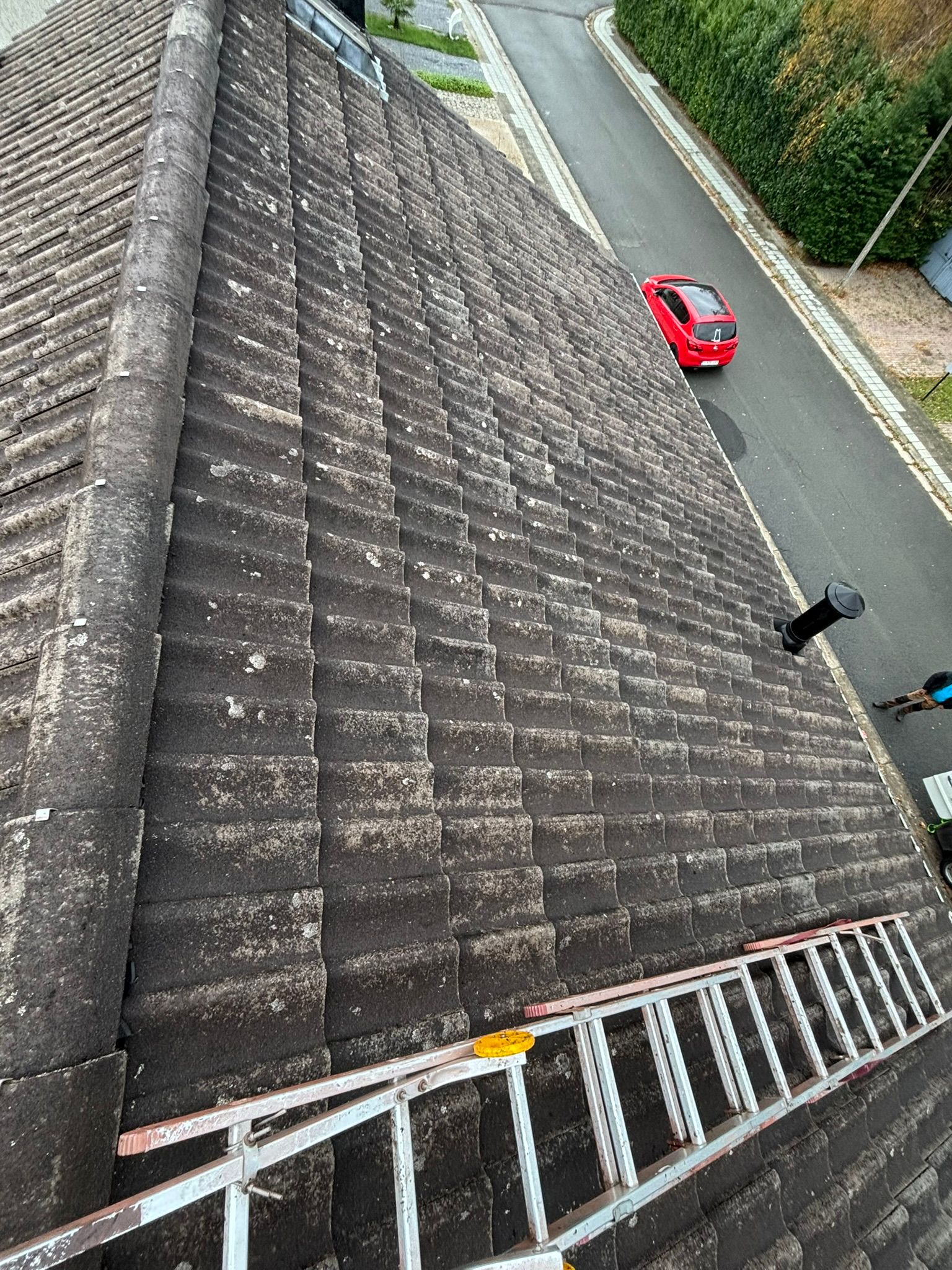 Après nettoyage terrasse Mons